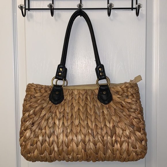 Straw Studios Braided Straw Bag